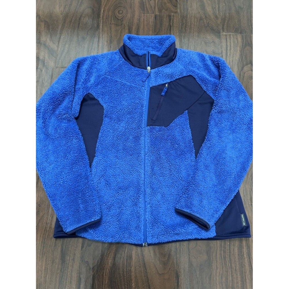 Columbia Women’s Blue Fleece Jacket with Zip Pocket